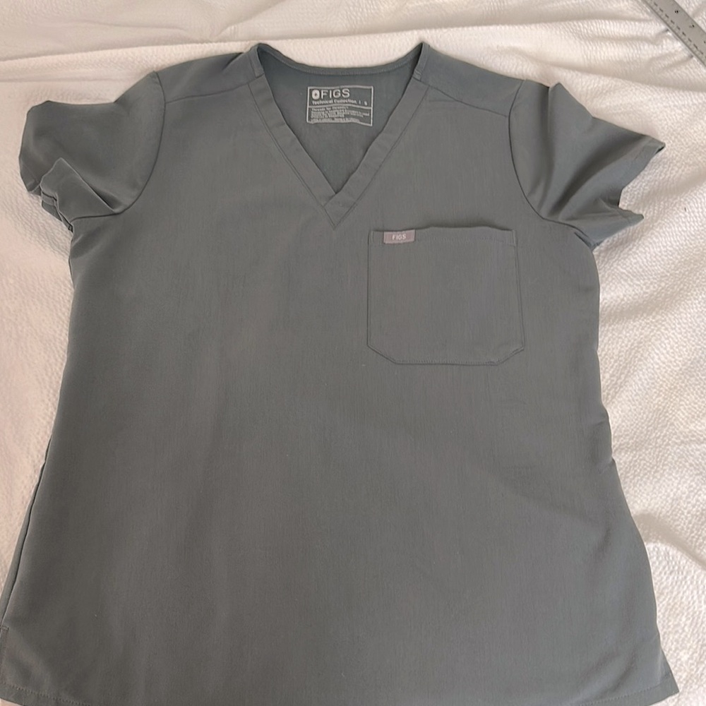 FIGS Women's green/Gray Katarina top sz s
